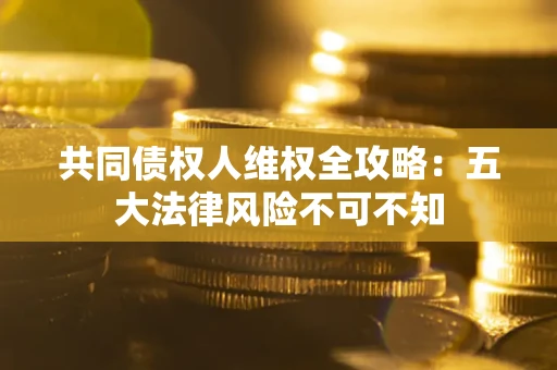 武汉共同债权人维权全攻略：五大法律风险不可不知