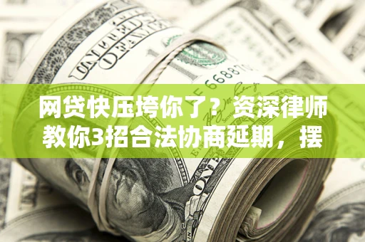 武汉网贷快压垮你了？资深律师教你3招合法协商延期，摆脱暴力催收！