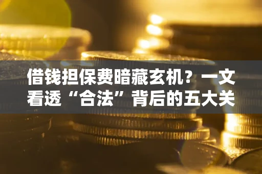 武汉借钱担保费暗藏玄机？一文看透“合法”背后的五大关键陷阱