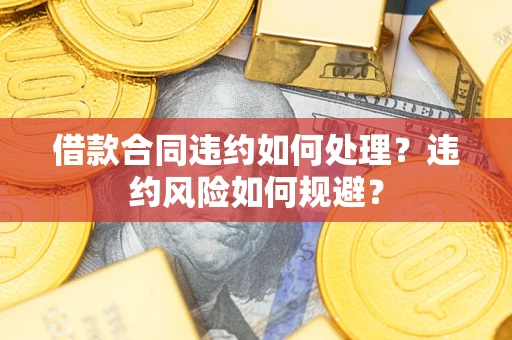 武汉借款合同违约如何处理？违约风险如何规避？