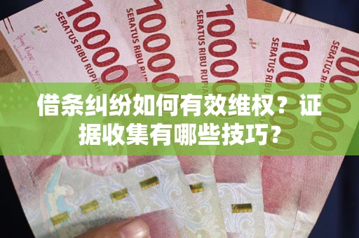 武汉借条纠纷如何有效维权？证据收集有哪些技巧？