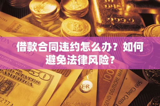 武汉借款合同违约怎么办？如何避免法律风险？