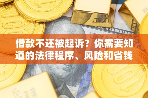 武汉借款不还被起诉？你需要知道的法律程序、风险和省钱技巧