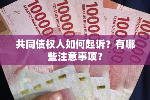 武汉共同债权人如何起诉？有哪些注意事项？