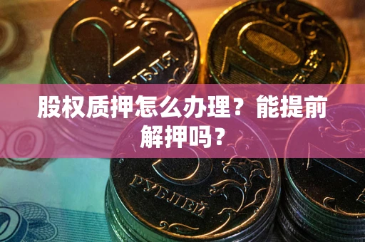 武汉股权质押怎么办理？能提前解押吗？