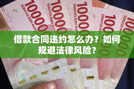 武汉借款合同违约怎么办？如何规避法律风险？